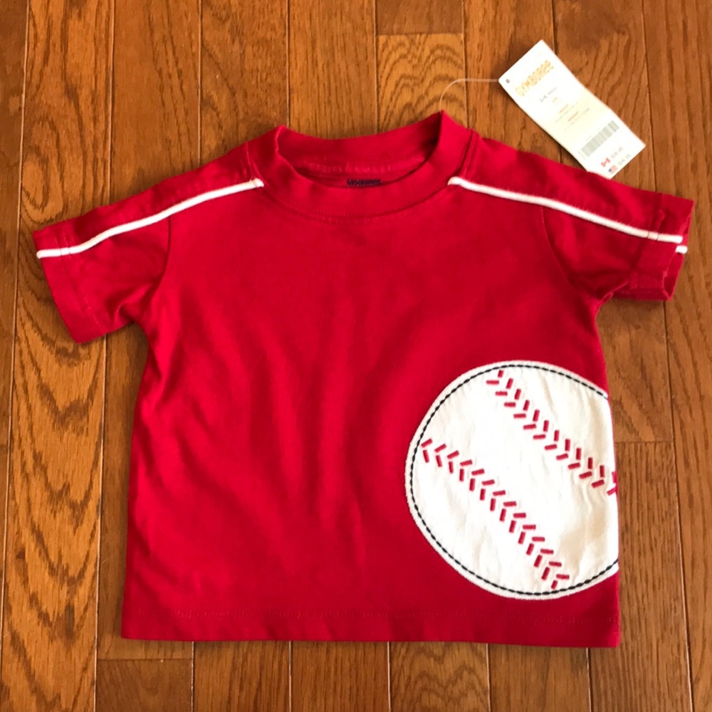 NWT-Baseball T Shirt Size 3-6 Months ⚾️
